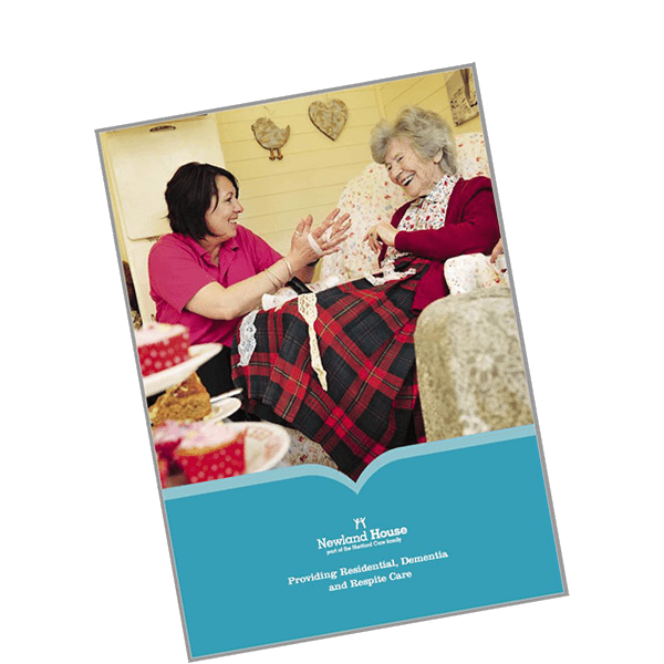 Newland House care home brochure