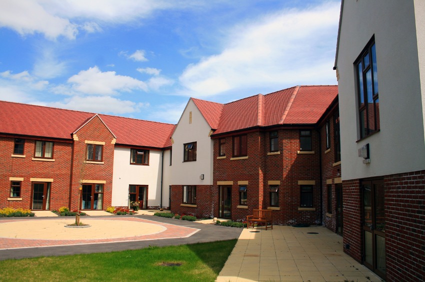 Path leading up to Woodchurch House Care Home