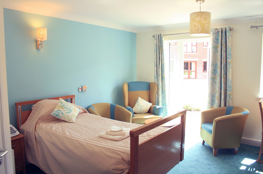 Bedroom at Woodchurch House Care Home