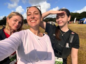 Hartford Care competes in the Southampton Running Festival 2025 - Team photo before race