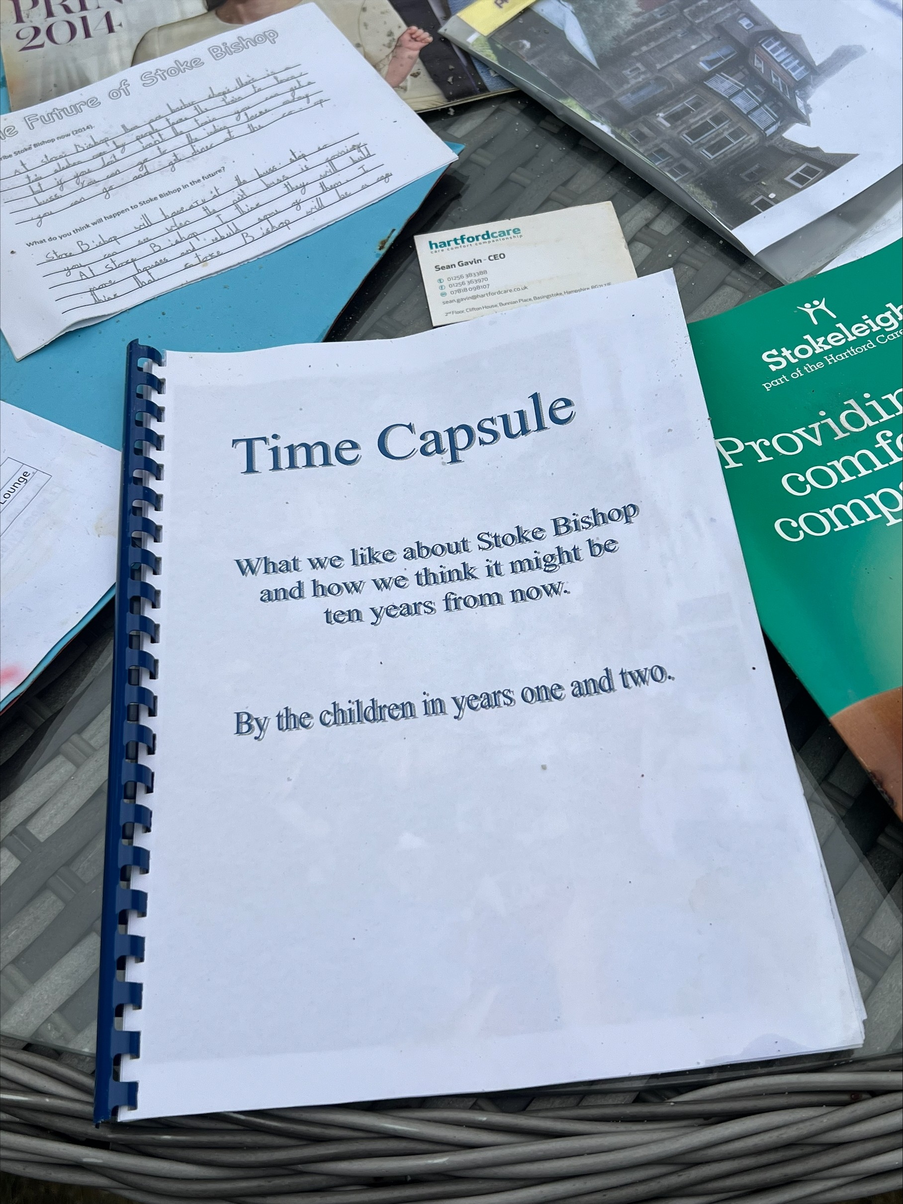 Time Capsule Unearthed at Stokeleigh Care Home Bristol