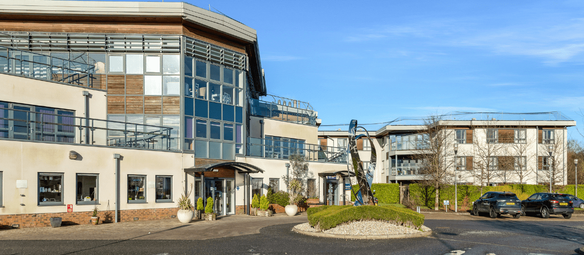 Front entrance of Hawkinge House Care Home in Folkestone.