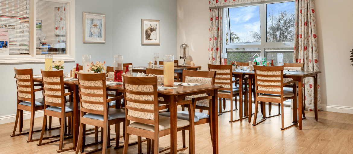 Dining room at Hawkhurst House Care Home in Hawkhurst, Cranbrook