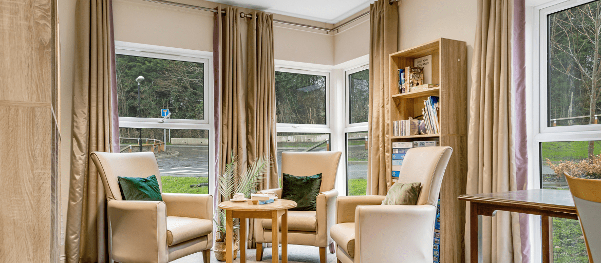 Sitting room at Hawkhurst House Care Home in Hawkhurst,Cranbrook