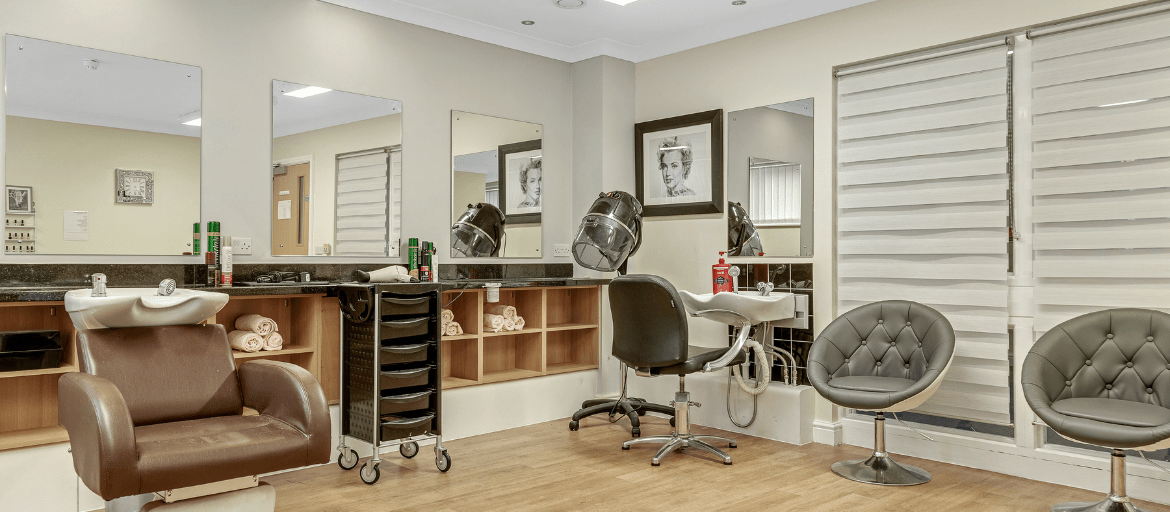 Luxury Hair Salon at Hazeldene House Care Home in Pembury