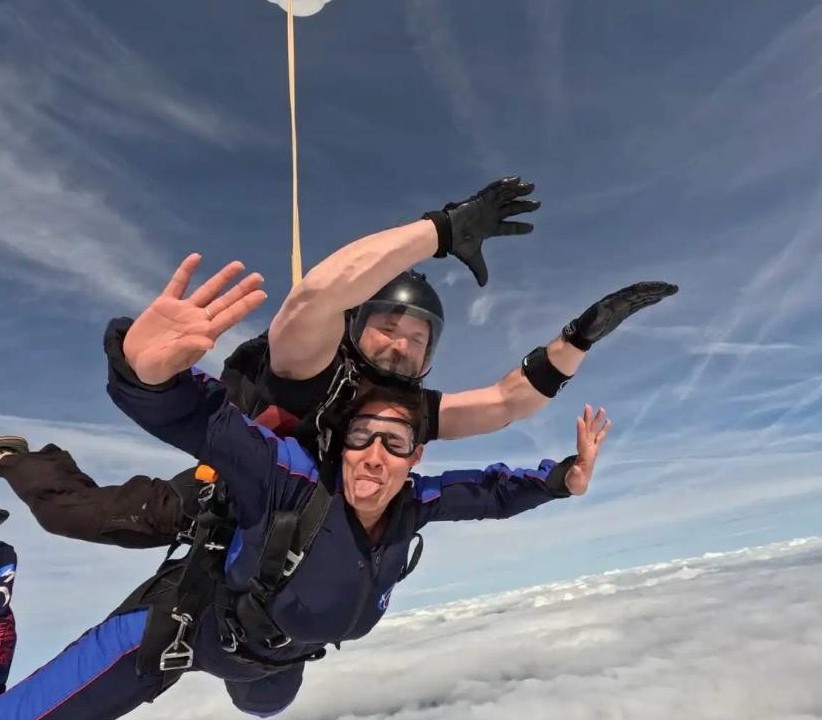 Boulters Lock Activities Coordinator raises over £2,000 for Dementia UK in charity skydive picture