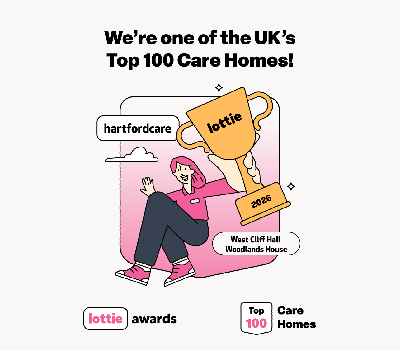 West Cliff Hall and Woodlands House named among the UK’s Top 100 Care Homes picture